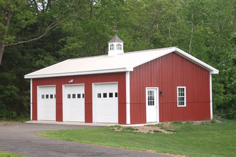 pictures of pole barn garages